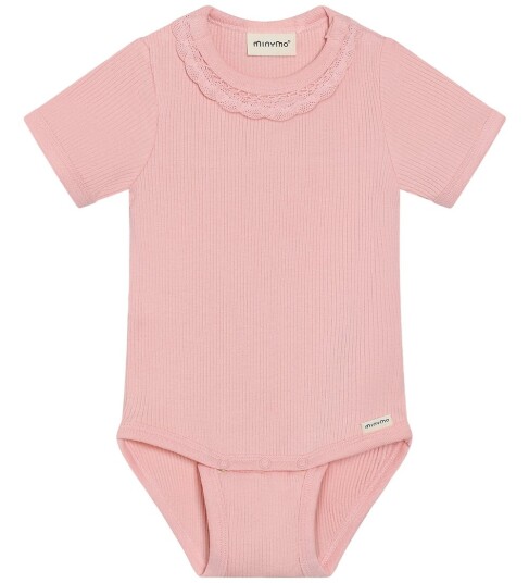 Minymo Body Ss Rib   Pink   92