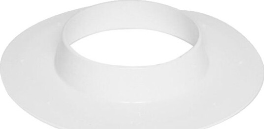 Faluplast 50100 Dekkskive delbar med krage hvit 150 x 75 mm Installasjon Faluplast 50100 Dekkskive delbar med krage hvit 150 x 75 mm Installasjon