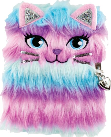 Tinka Plush Diary with Lock Crazy Cat 8-802137 Tinka Plush Diary with Lock Crazy Cat 8-802137