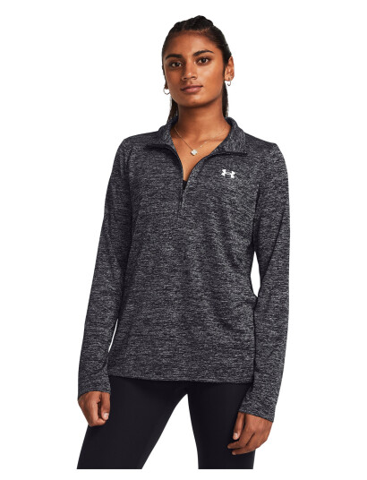 Under Armour Tech 1/2 Zip- Twist - Black - L