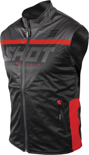 Shot Race Gear Enduro Vest Shot Lite 3.0 Enduro Svart Rød