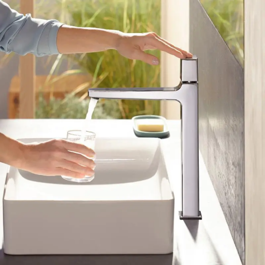 Hansgrohe Metropol Select 260 servantbat Med bunnventil, høy modell, Krom