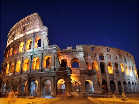 Fototapet Colloseum Om Natten 350x270 - Artgeist sp. z o. o.