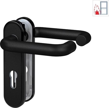 Basi 7529-0200 håndtakssett sort