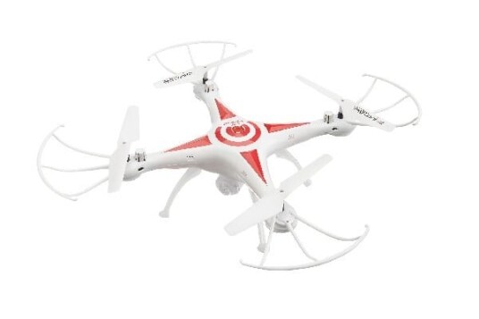 Revell 23858 camera drone 4 rotorer Kvadrokopter 380 mAh RÃ¸d, Hvit