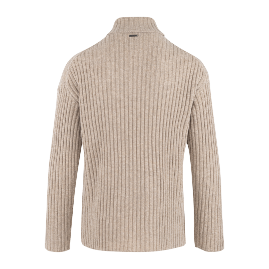 Franklin Turtle Camel XXL Rib knit wool sweater Franklin Turtle Camel XXL Rib knit wool sweater