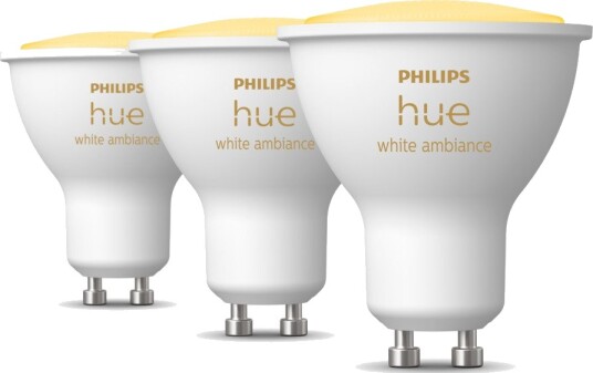 Philips Hue WA 4,3W GU10 3-pk. Philips Hue WA 4,3W GU10 3-pk.