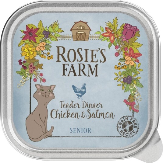 Rosie'S Farm Våtfôr Senior & Laks Kylling 32 X 100 G
