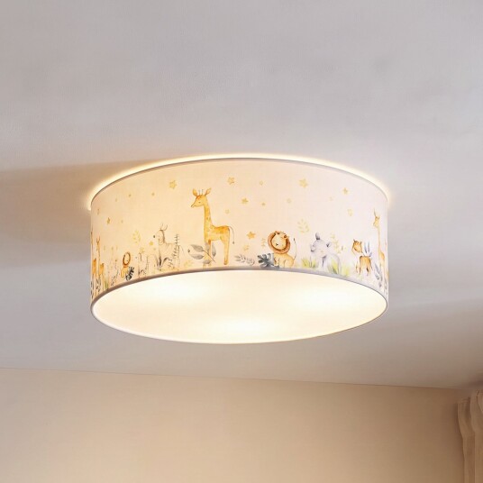 Taklampe Duolla Kids Print Flerfarget Barnerom Stoff / Tekstil 16 Flerfarget Taklampe Duolla Kids Print Flerfarget Barnerom Stoff / Tekstil 16 Flerfarget