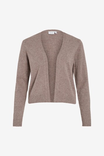 Vila - Cardigan viRil Short L/S Knit Cardigan - Grå Vila - Cardigan viRil Short L/S Knit Cardigan - Grå