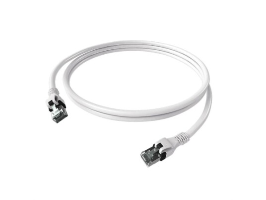 Easylan Cpp1owawaw0020 Dualboot Pushpull Patchkabel Cat.6A Iso/Iec Skjermet 2 M Cat6a S/Ftp S Stp Rj 45 Rj 45 Hvit CPP1OWAWAW0020