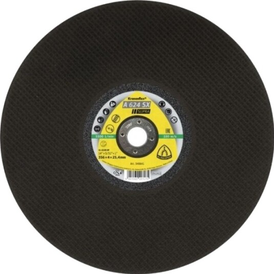 Klingspor Klingspor Tarcza Do Ciecia Metalu 406 Mm X 4,0 Mm X 25,4 Mm A624sx K351436