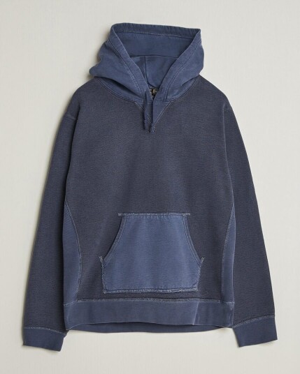 RRL Hooded Sweatshirt Navy RRL Hooded Sweatshirt Navy