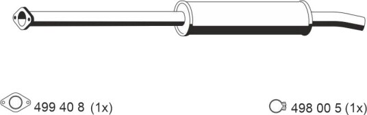Fremre eksospotte ERNST 670005