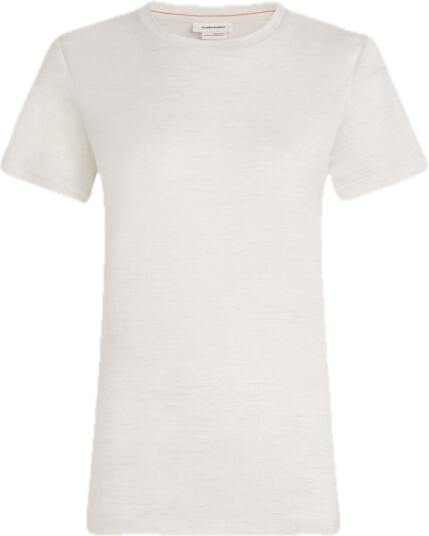 Icebreaker Women Merino 150 Tech Lite Iii Ss Tee Ecru Hthr M