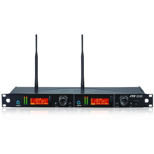 Jts Uf-20r/jss-20 Trådløst System 2-Kanals M/ 2 Håndmik - 510-570 Mhz Jts Uf-20r/jss-20 Trådløst System 2-Kanals M/ 2 Håndmik - 510-570 Mhz