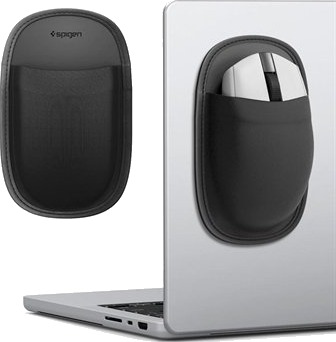 Spigen LD220 Trackball Mus Holder med Gjenbrukbar Klebeflate - Svart
