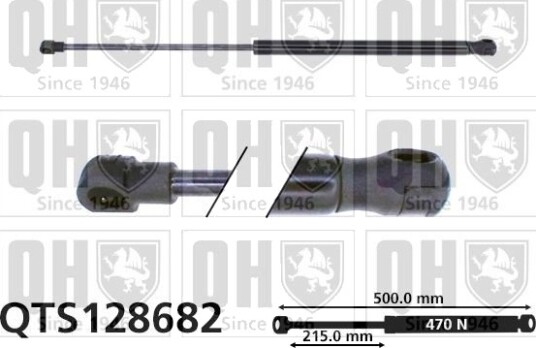 QUINTON HAZELL QTS128682 Baklukedemper
