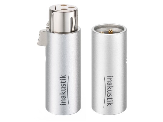 XLR-plugg metall in-akustik Excellence Male