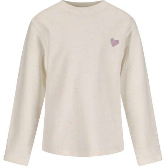 Zigzag Blondie Sweat Crew Neck Marchmallow 116/6år Zigzag Blondie Sweat Crew Neck Marchmallow 116/6år