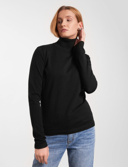 Soft Rebels Srmarla Rollneck Knit - Black - M Soft Rebels Srmarla Rollneck Knit - Black - M