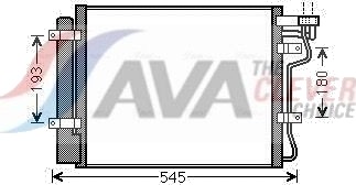 AVA COOLING SYSTEMS KA5134D Kondensator, klimaanlegg