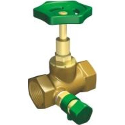 Stengeventil m/avtapping 3/4"