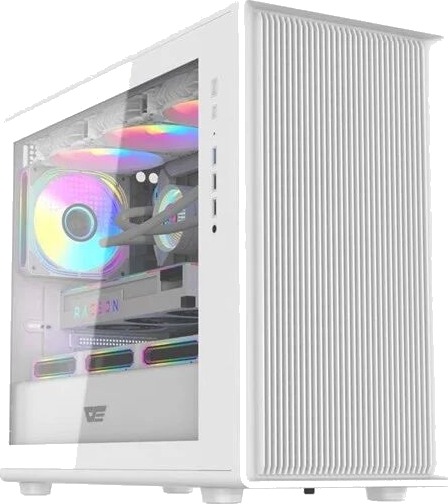 Darkflash DB460M ITX/microATX Kabinett Hvit