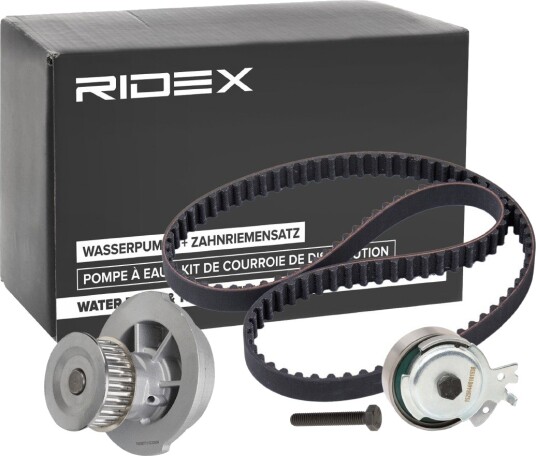 RIDEX 3096W0249 Registerreimsett med vannpumpe