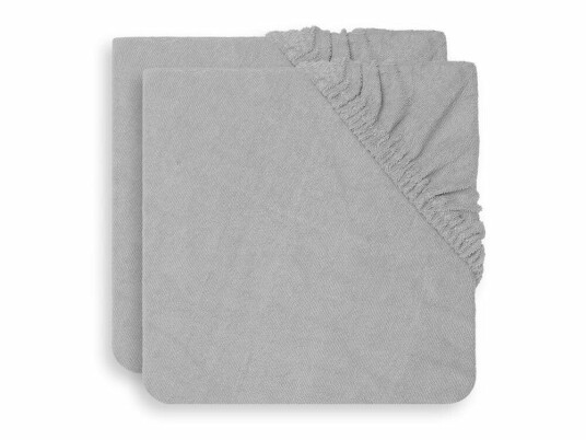 Jollein Stellemattetrekk 50x70 cm 2-pack Grey