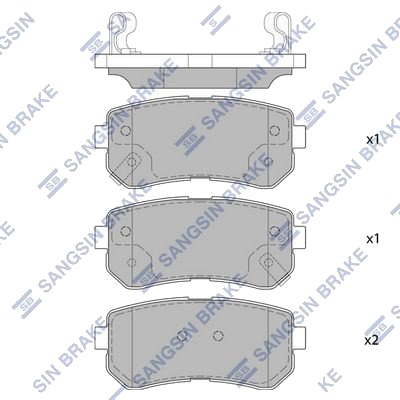 Bremseklosser Hi Q SP4113