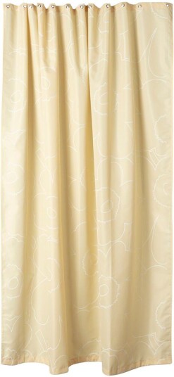 Marimekko Piirto Unikko dusjforheng 180x200 cm Beige Marimekko Piirto Unikko dusjforheng 180x200 cm Beige