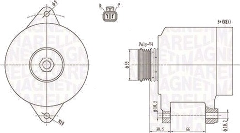 MAGNETI MARELLI 063731409010 Dynamo