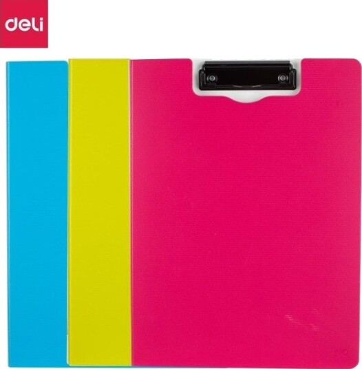 Deli Klemme-/Clipboards Deli F75002 A4 Farger Blandet