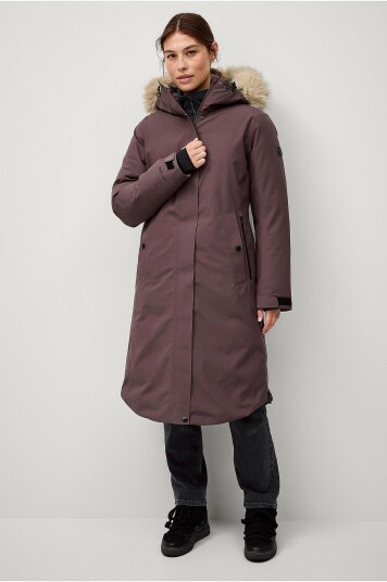 Áhkká Dunparkas Down Parka Polar W Brun Áhkká Dunparkas Down Parka Polar W Brun