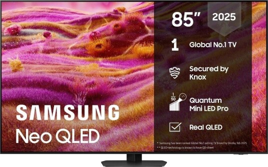 Samsung 85" QN90F Neo QLED 4K Mini LED Smart TV med AI Prosessor TQ85QN90FATXXC