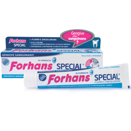 Periodontal Tannkrem FORHANS Special Gingivale 75 ml. Periodontal Tannkrem FORHANS Special Gingivale 75 ml.