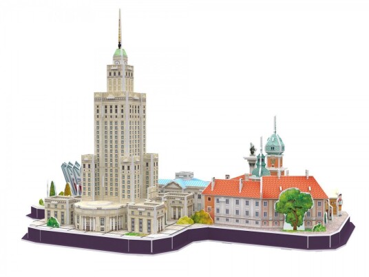 CubicFun Cityline 3D Puslespill 126 Brikker Warszawa