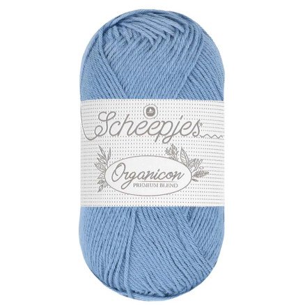 Scheepjes Organicon Garn 254 Stål Blå Scheepjes Organicon Garn 254 Stål Blå