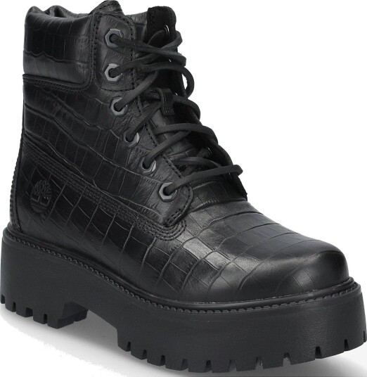 Timberland 6 Inch Lace Up Boot - BLK FULL GRAIN - 36