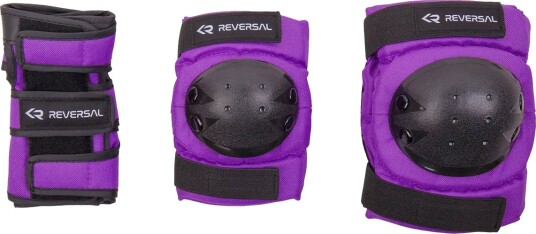 Reversal Reversal Junior Protective Gear Set 3-Pack Purple 7-12Y