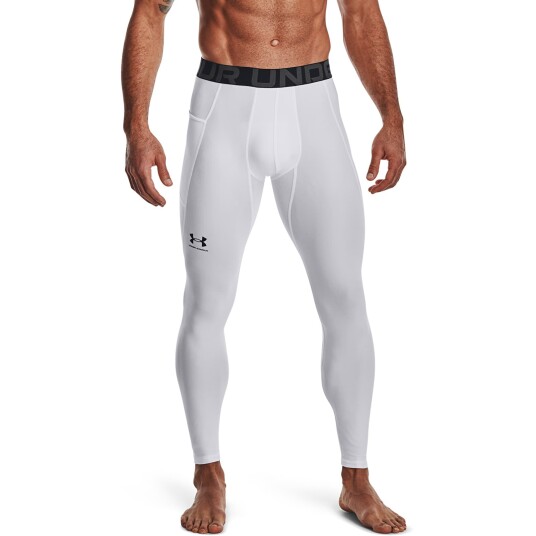 Under Armour Ua Hg Armour Leggings White L Løpetights Under Armour Ua Hg Armour Leggings White L Løpetights