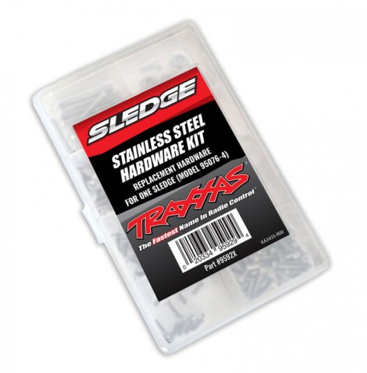 Traxxas 9592X Hardware Kit Stainless Steel Sledge Traxxas 9592X Hardware Kit Stainless Steel Sledge