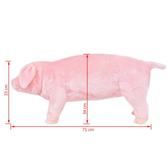 vidaXL Stående lekegris rosa XXL vidaXL Stående lekegris rosa XXL