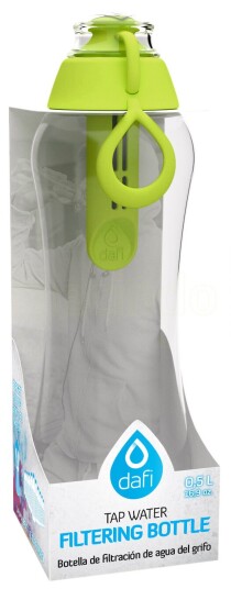 Dafi Filterflaske 0,5 Liter Grønn - 1 Stk