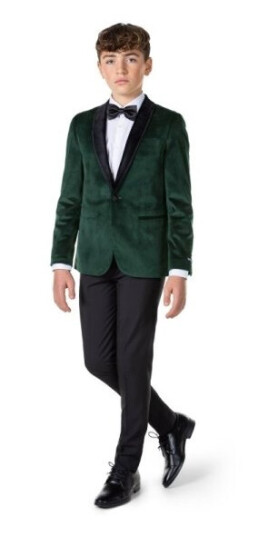 Boland Traciks Opposuits Grøn Blazer, Teen ODTB-1003-10Y