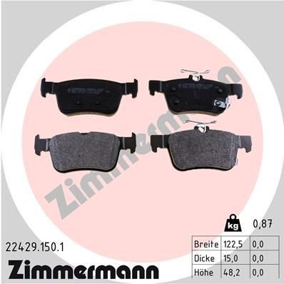 Bremseklosser ZIMMERMANN 22429.150.1 Bremseklosser ZIMMERMANN 22429.150.1