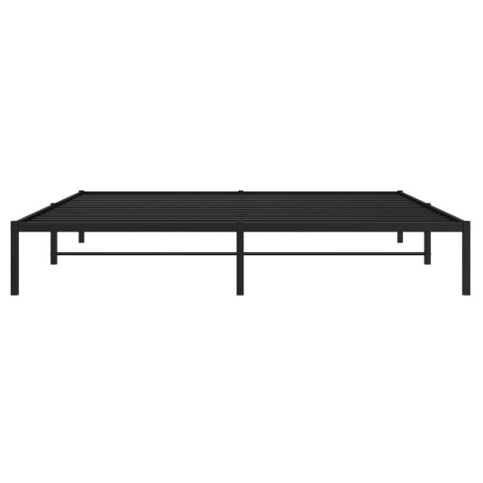 vidaXL Sengeramme i metall svart 193x203 cm 8721012304642