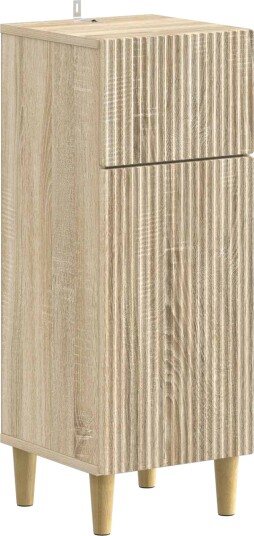 vidaXL Baderom Oppbevaringsskap ARNHEM Sonoma eik 30 x 31 x 80 cm