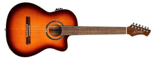 Ortega Guitars Ortega Rce238sn-Ft Klassisk Gitar 4/4 Størrelse, Med Mik, Slim Neck